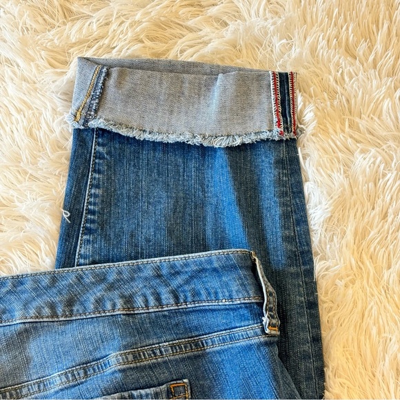 Torrid Women’s Crop Raw Hem Boyfriend Vintage Stretch Jeans SZ 20 - Picture 5 of 9